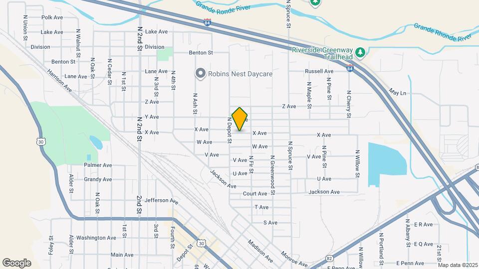 1310 X Ave Map and Location Details