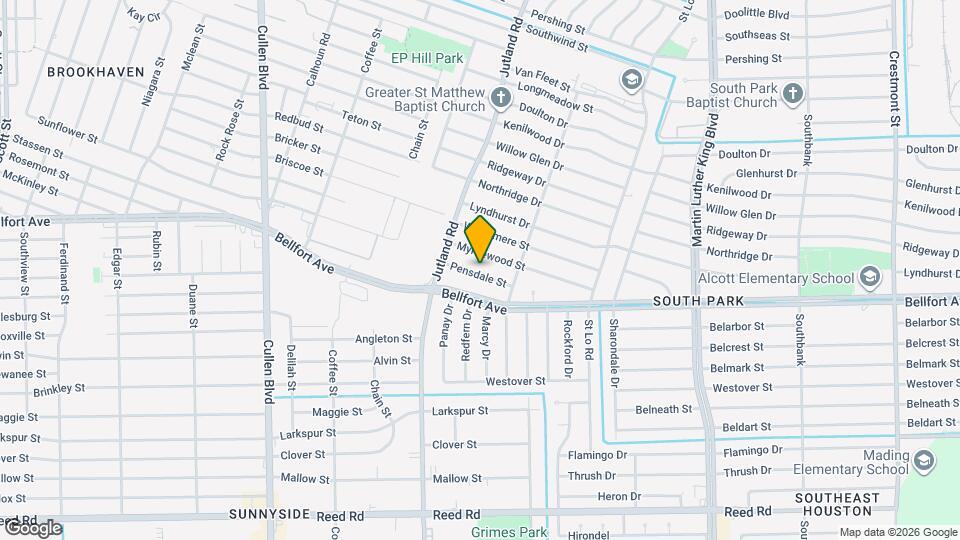 5203 Pensdale St Map and Location Details