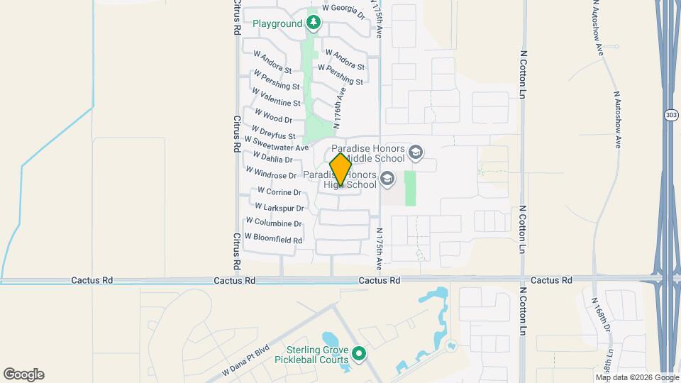 17598 W Corrine Dr Map and Location Details