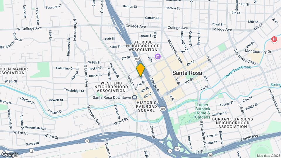 515 Davis St Map and Location Details
