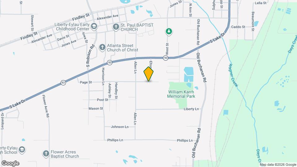 2601 Page St Map and Location Details