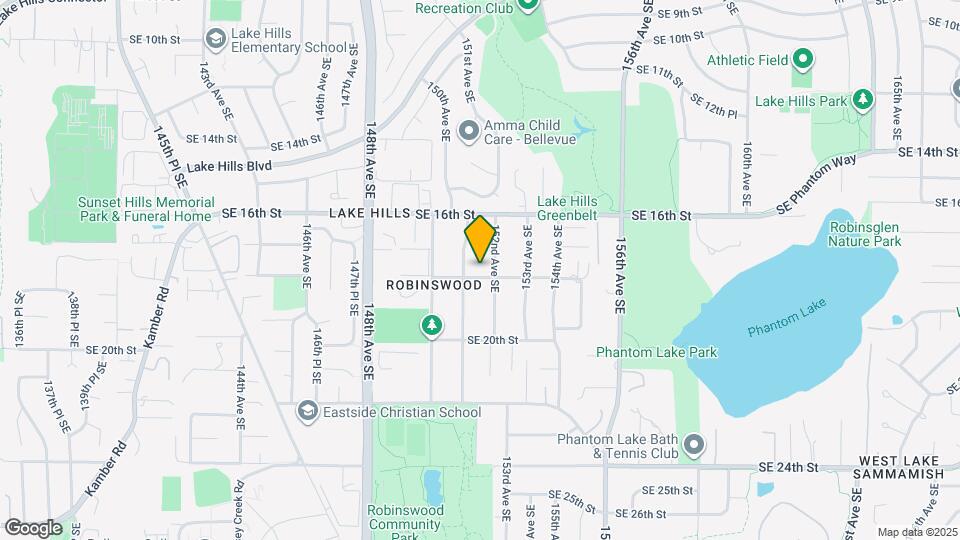 15114 SE 18th St Map and Location Details