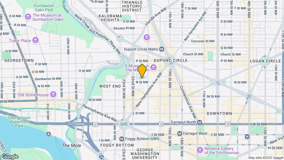 2113 N ST NW Map and Location Details