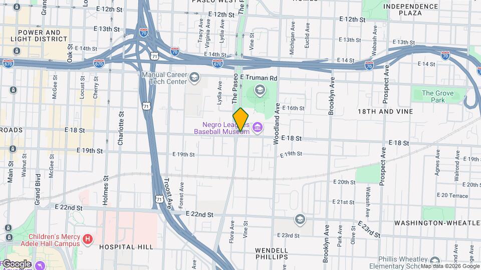 Jazz District Apartment Map and Location Details