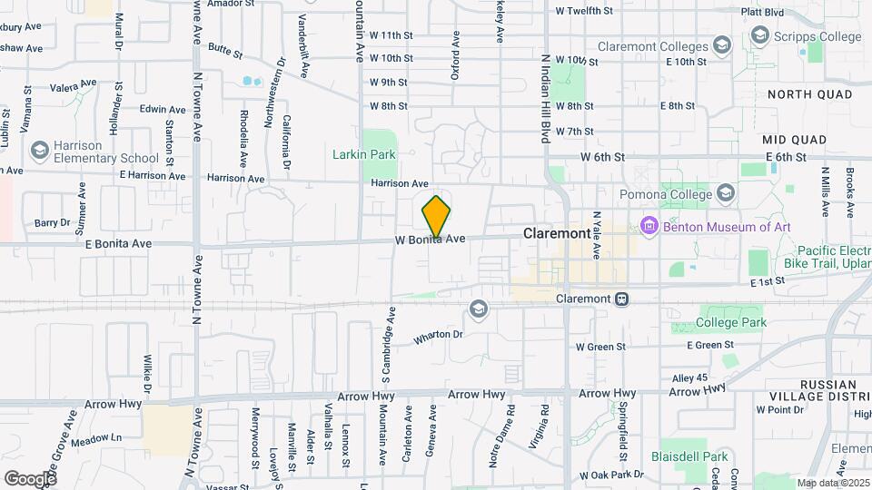 Claremont Village Green Map and Location Details