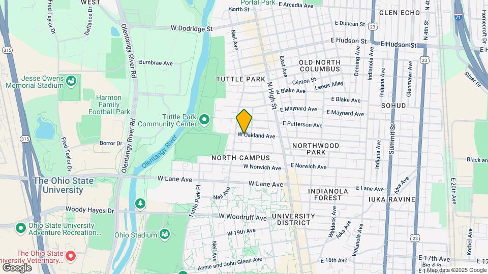 109 W Oakland Ave Mapa y Detalles de la Ubicación