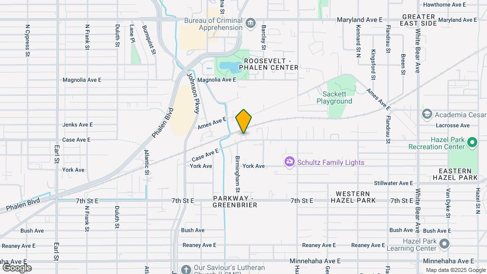 1419 Case Ave East Map and Location Details