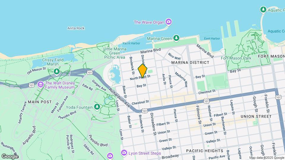 2217-2219 N Point St Mapa y Detalles de la Ubicación