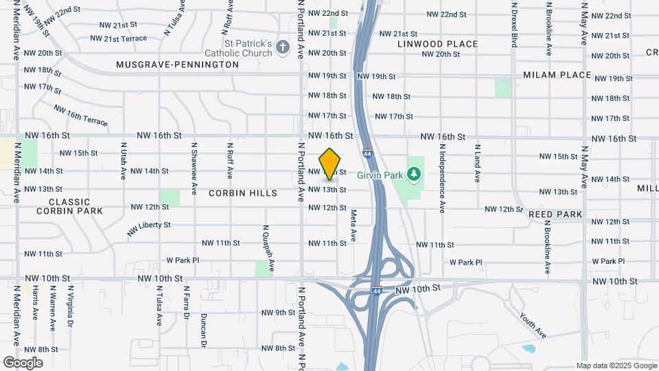 3609 NW 13th St Map and Location Details