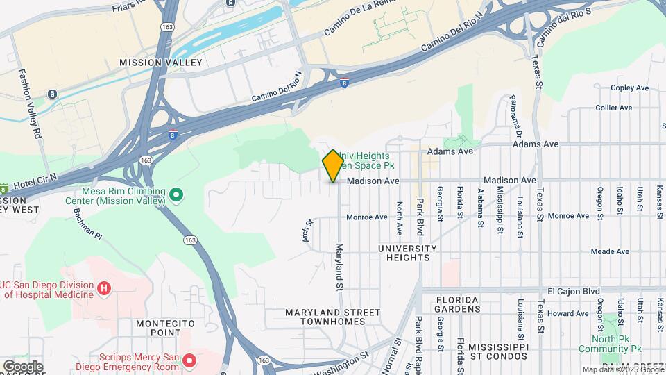 4582 Maryland St Map and Location Details