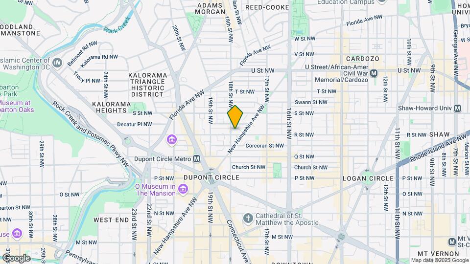 1765 R St NW Map and Location Details