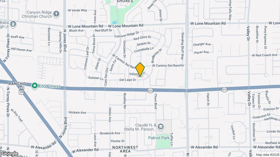 5244 Del Lago Dr Map and Location Details