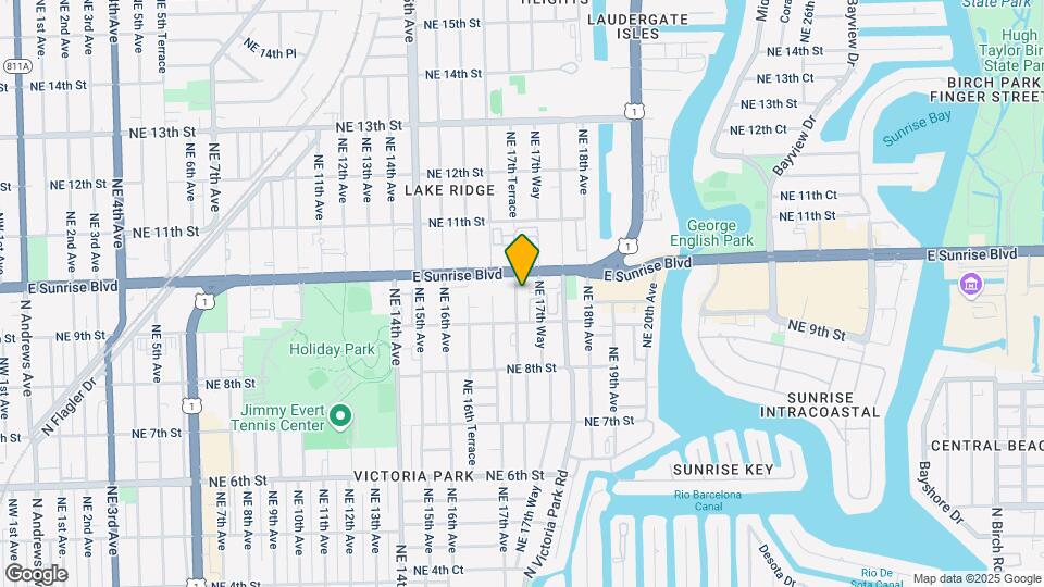 930 N 17th Ter Map and Location Details