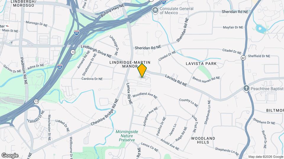 2259 Lavista Ct NE Map and Location Details