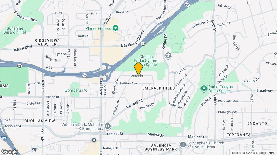 5415 Lenox Dr Map and Location Details