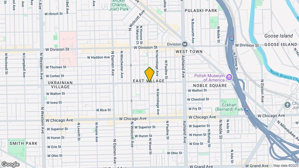 1761 W Augusta Blvd Map and Location Details