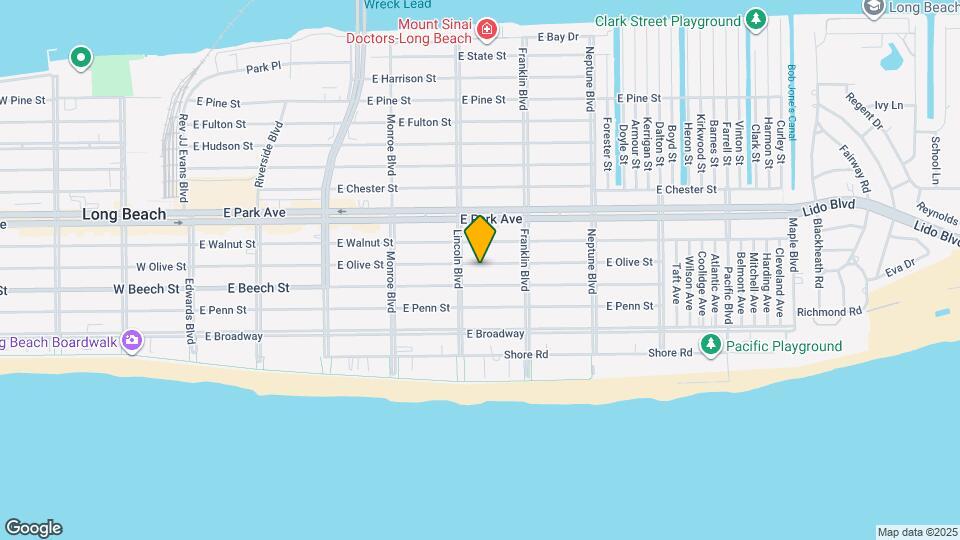 418 E Olive St Map and Location Details