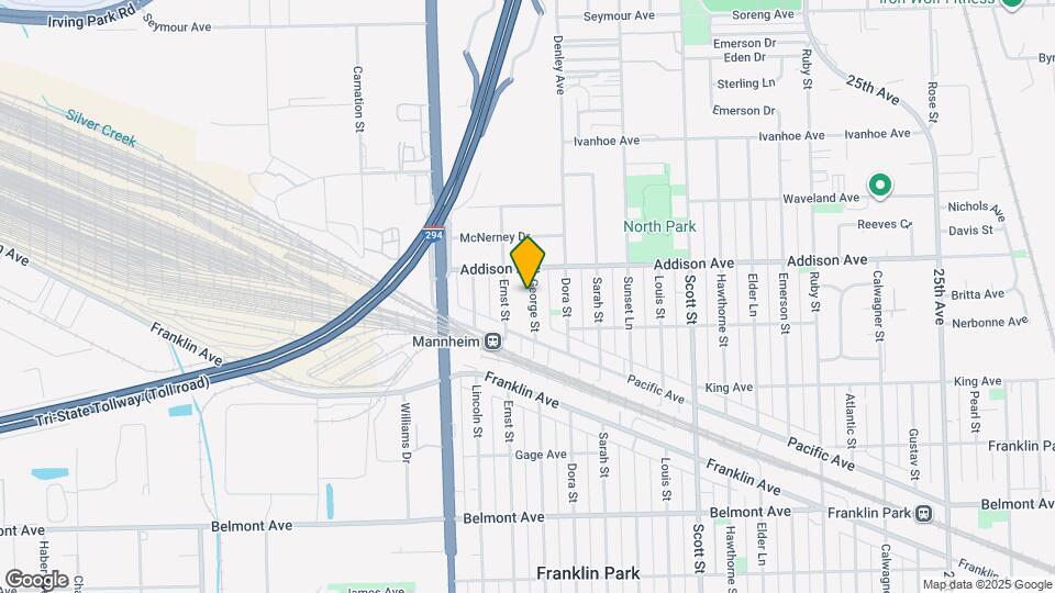 3522 George St Mapa y Detalles de la Ubicación