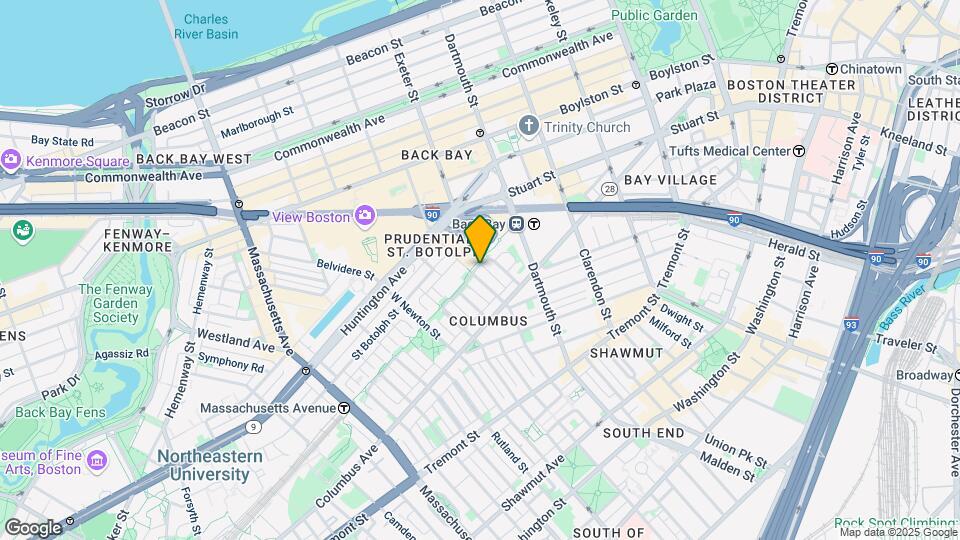 245 W Canton St, Unit 1 Mapa y Detalles de la Ubicación