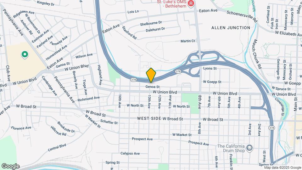 1332-1334 Genoa St Map and Location Details