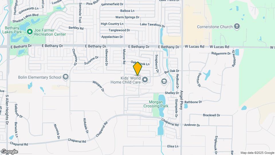 1620 Bur Oak Dr Map and Location Details