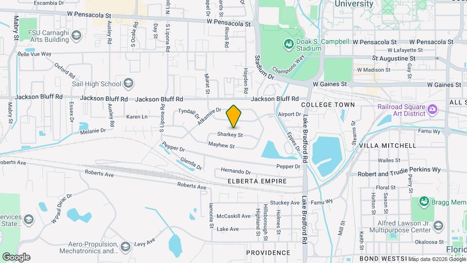 1642 Sharkey St Map and Location Details