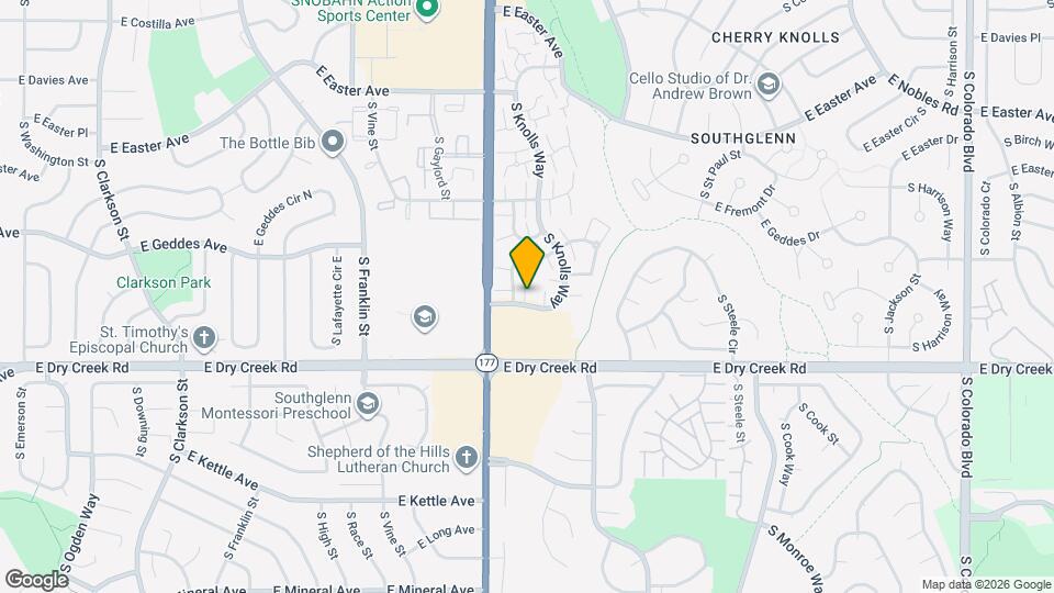 7373 S Knolls Way Map and Location Details