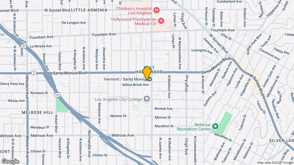 1006 N New Hampshire Ave Map and Location Details