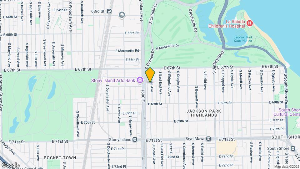 6754 S Cornell Ave Map and Location Details