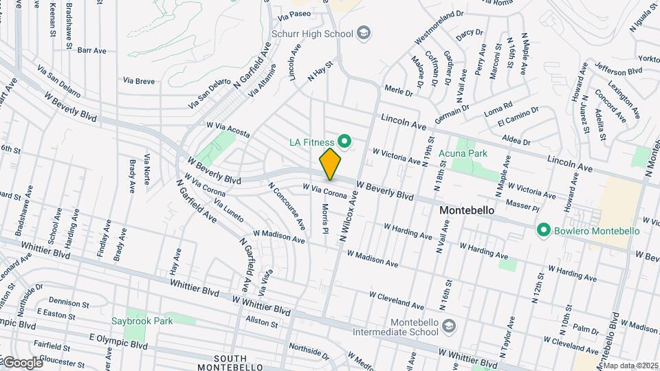 2232 W Via Corona Mapa y Detalles de la Ubicación