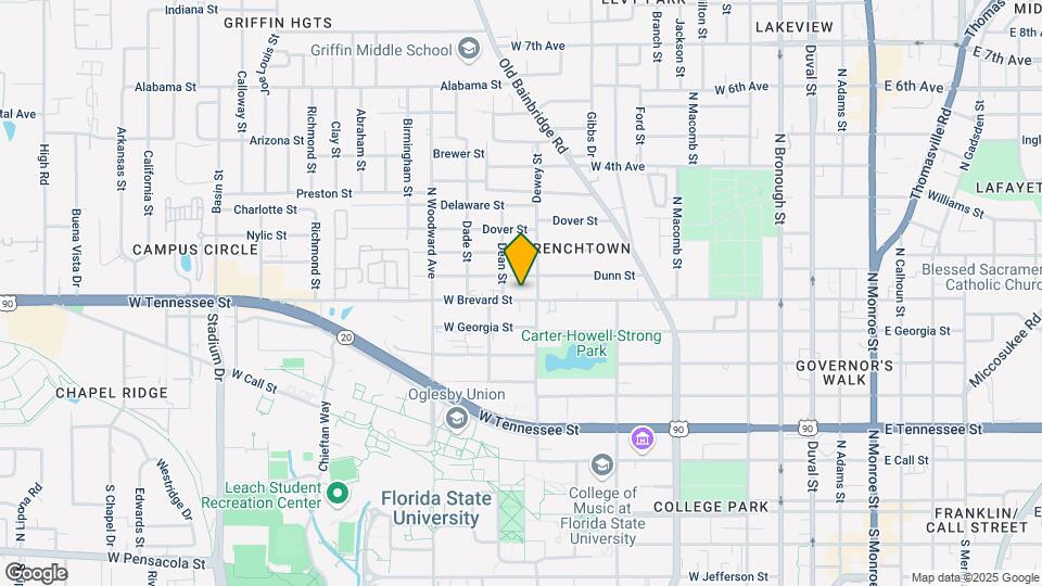 712 W Brevard St Map and Location Details