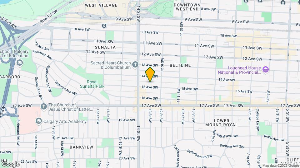 1328 15 Av SW Map and Location Details
