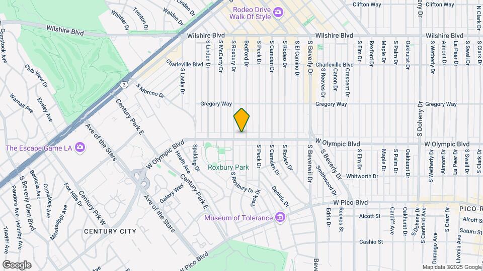 9645 W Olympic Blvd Map and Location Details