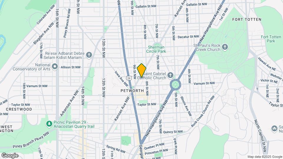 4331 Kansas Ave NW Map and Location Details