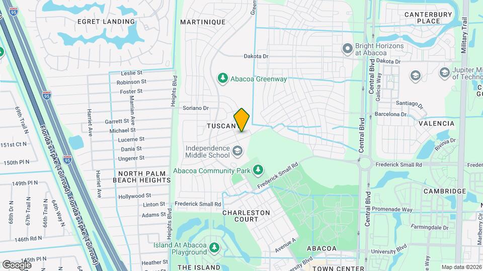 1605 Jeaga Dr Map and Location Details