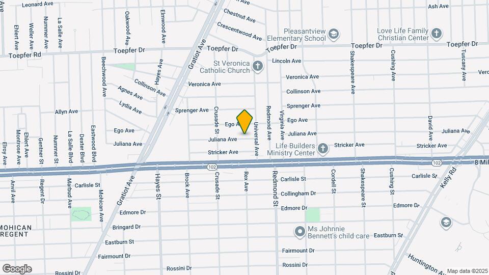 15705 Juliana Ave Map and Location Details