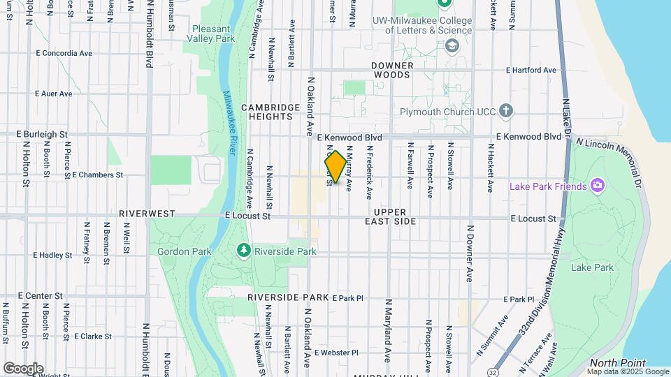 2956 -2958 North Cramer Street, Unit Lower Map and Location Details