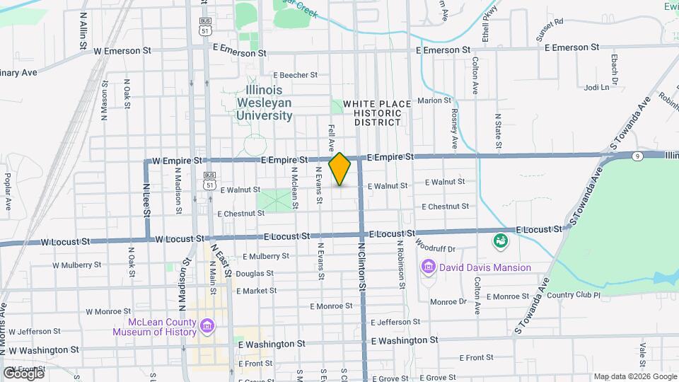 609 East Walnut Street, Unit 1 Mapa y Detalles de la Ubicación