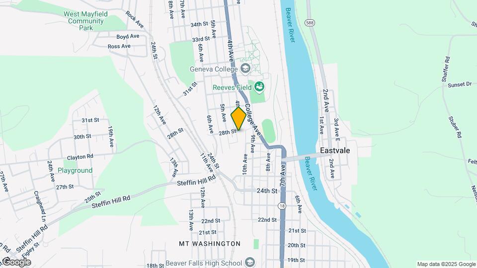 2714 Locust St Map and Location Details