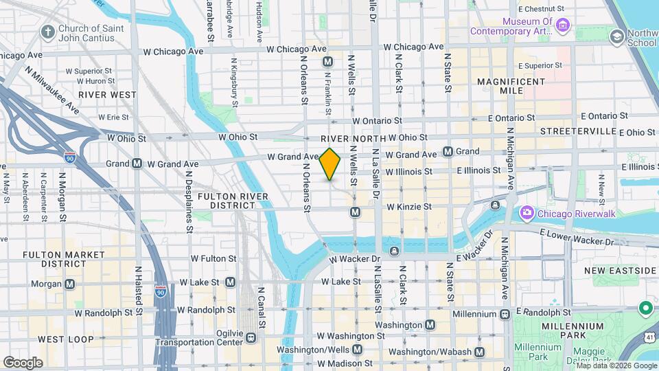 440 N Franklin St Mapa y Detalles de la Ubicación