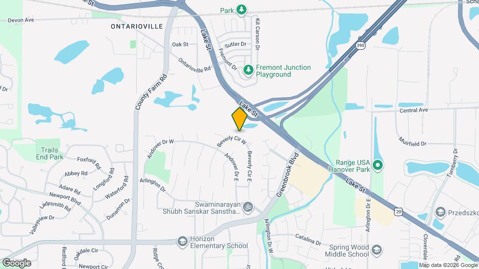 1540 Beverly Cir W Map and Location Details