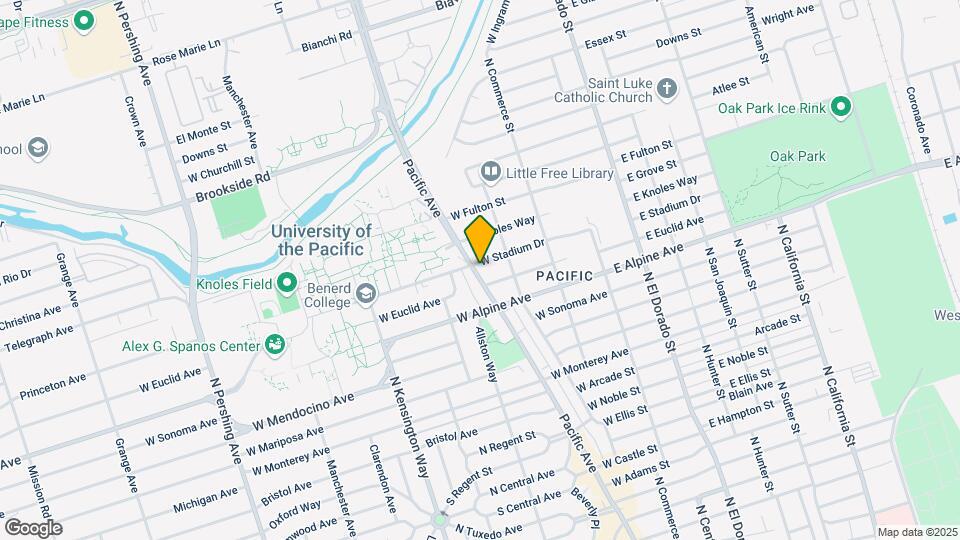 3440 Pacific Ave Map and Location Details