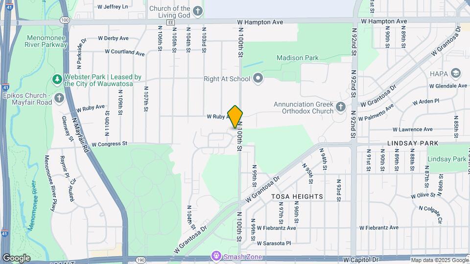 4435 N 100th St Mapa y Detalles de la Ubicación