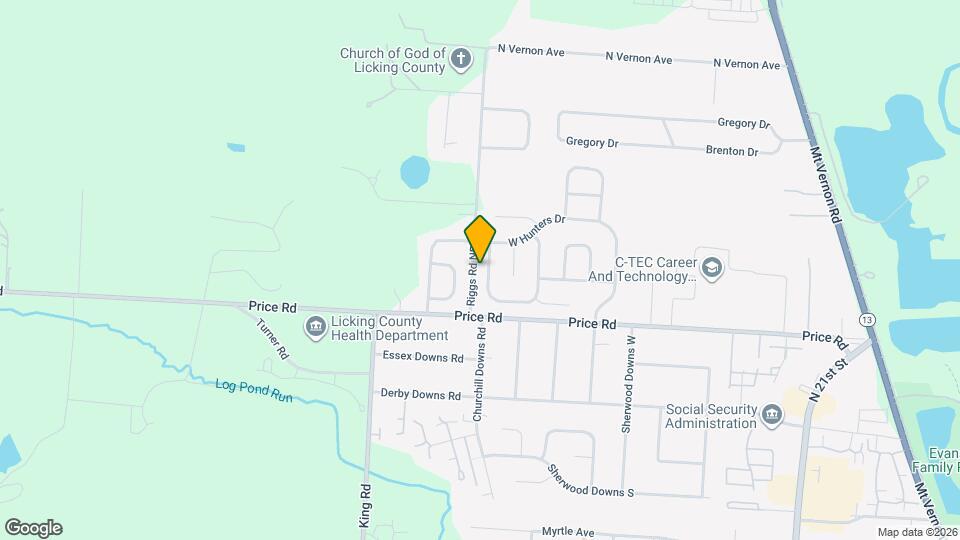 1527 W Quail Run Dr Map and Location Details