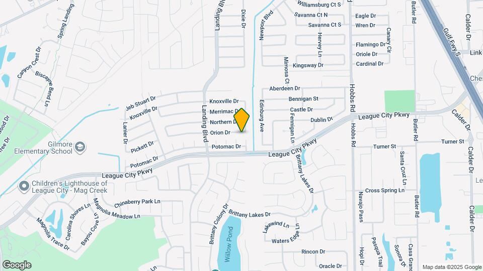 2513 Orion Dr Map and Location Details