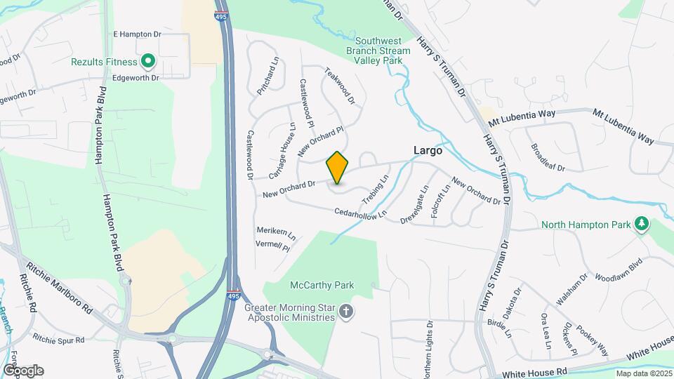 9806 Ambler Ln Map and Location Details