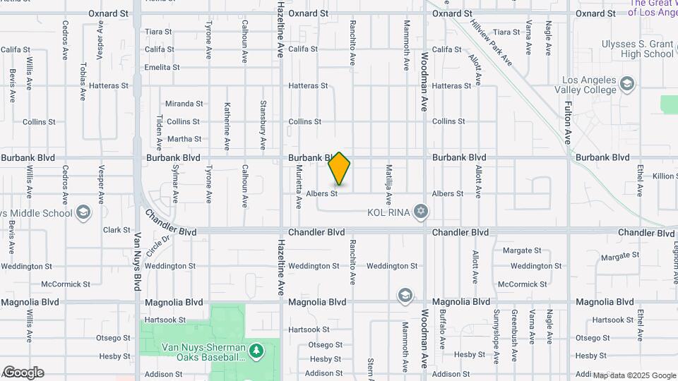 5500 Colbath Ave Map and Location Details