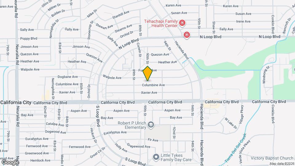 9007 Columbine Ave Mapa y Detalles de la Ubicación