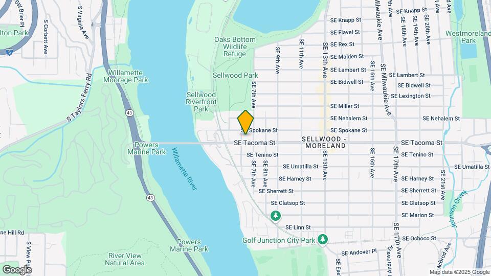 The Sellwood Map and Location Details
