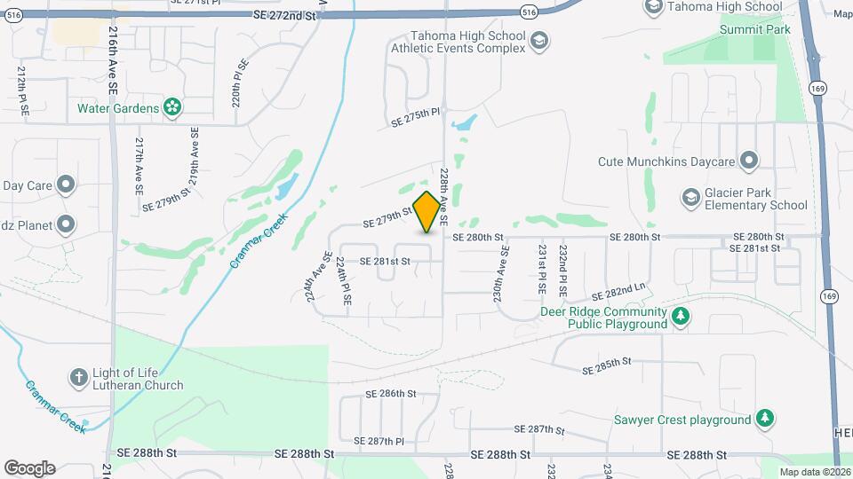 22654 SE 280th Pl Map and Location Details